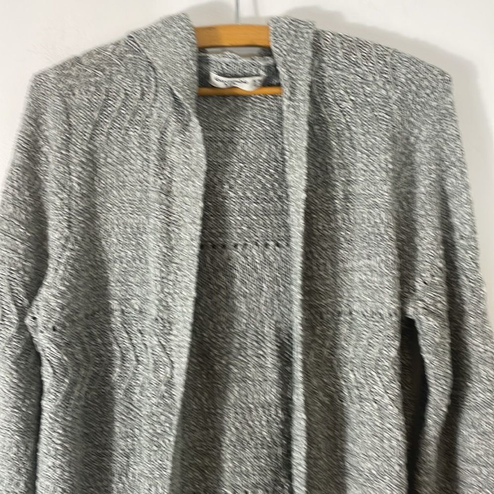Abercrombie & Fitch Kids Gray Knit Open Cardigan/Duster w Hood Size 15/16 - Picture 4 of 6